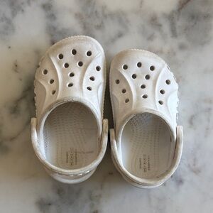 CROCS Kids Classic White Sandals